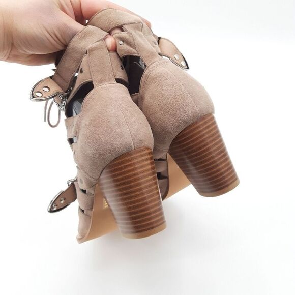 Silent D | Anthro La Festive Ankle Boot in Tan Suede - 41 / 10 - Picture 7 of 11